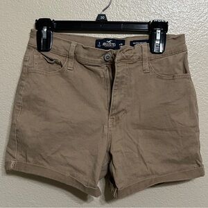 Tan Midi Shorts
